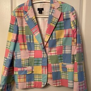 Brooks Brothers Cotton Patchwork Blazer